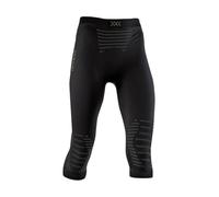X-Bionic Invent 4.0 Pantalones 3/4 para Hombre, Experimenta la Termorregulación Avanzada y la Compresión Ligera para Niveles de Actividad Moderados en Deportes de Invierno - Negro/Carbón, XS