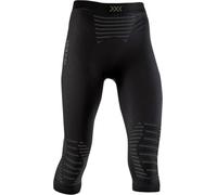 X-Bionic Invent 4.0 Pantalones 3/4 para Hombre, Experimenta la Termorregulación Avanzada y la Compresión Ligera para Niveles de Actividad Moderados en Deportes de Invierno - Negro/Carbón, M