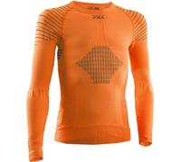 X-Bionic Invent 4.0 Shirt Lg Sl Jr, Camiseta, Unisex niños, Sunset Orange/Anthracite, 6/7