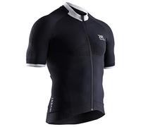 X-Bionic Invent Bike Race Zip Short Sleeve Shirt, Mujer, Opal Black/Arctic White, M