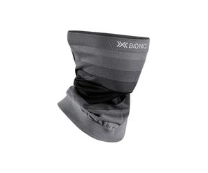X-Bionic Invent Fx Bufanda tubular - Regulación térmica y control de la humedad para deportes de invierno, 3D Bionic Sphere para comodidaden climas fríos - X Negro/Gris/Gris claro, L/XL