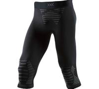 X-Bionic - Ropa interior térmica - Invent 4.0 Pants 3/4 M Black/Charcoal - Talla L - Negro Negro L
