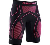 X-Bionic The Trick 4.0 Run Shorts, Mujer, Opal Black/Neon Flamigo, XL
