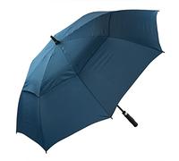 X-brella Paraguas de golf automático de alta calidad resistente al viento, apertura automática, color azul marino, Navy, Clásico