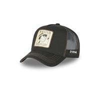 [ X ] Capslab Gorra de Hombre y Mujer de una Pieza, Gorra Trucker Luffy, Original Anime, Negro (Negro/Marrón/Beige), Talla única