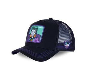 [ X ] CAPSLAB Gorra para Hombre y Mujer, Joker, Gorra Trucker, DC Comics, Ajustable y Original, Negro, Talla TU, Negro, Talla única