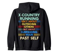 X-Country Running está superando a tu cotización Positiva pasada Sudadera con Capucha