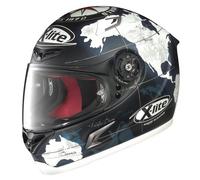 X de Lite x-802r C. Checa Negro Mate - Casco Integral, tamaño M (57/58)