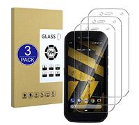 X-Dision [3 Piezas Compatible con Protector de Pantalla Cat S42/Cat S42 H+,Película Protectora 2.5D[Dureza 9H,Compatible con Estuches,A prueba Roturas] Premium Película Vidrio Templado