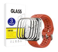 X-Dision compatible con Amazfit Active 2 Square Protector de Pantalla,3 Piezas[Cobertura total 3D] Película Protectora de TPU Flexible HD sin Burbujas[No es Cristal],Antiaceite y Antiarañazos