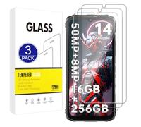 X-Dision Compatible con Doogee Blade 10/Blade 10 Pro/Blade 10 Ultra Protector de Pantalla,3 Piezas Película Protectora 2.5D[Dureza 9H,Alta Sensibilidad] Alta Definicion Vidrio Templado