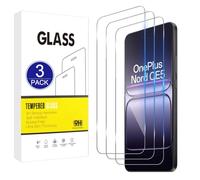 X-Dision Compatible con Oneplus Nord CE5 Protector de Pantalla,3 Piezas Película Protectora 2.5D[Dureza 9H,Alta Sensibilidad,A prueba Roturas] Alta Definicion Vidrio Templado