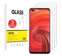 X-Dision Compatible con Oppo Realme X50 Pro 5G Protector de Pantalla,3 Piezas Película Protectora 2.5D[Dureza 9H,Alta Sensibilidad,A prueba Roturas] Alta Definicion Vidrio Templado