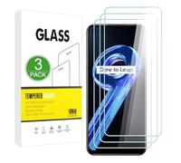 X-Dision Compatible con Realme 9 5G Protector de Pantalla,3 Piezas Película Protectora 2.5D[Dureza 9H,Alta Sensibilidad,A prueba Roturas] Alta Definicion Vidrio Templado