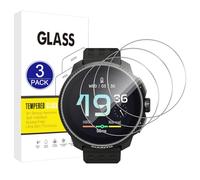 X-Dision Compatible con Suunto Race Protector de Pantalla,3 Piezas Película Protectora 2.5D[Dureza 9H,Alta Sensibilidad,A Prueba Roturas] Alta Definicion Vidrio Templado