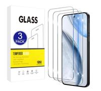 X-Dision Compatible con Vivo X200 FE Protector de Pantalla,3 Piezas Película Protectora 2.5D[Dureza 9H,Alta Sensibilidad,A prueba Roturas] Alta Definicion Vidrio Templado