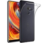 X-Dision Funda Transparente para Xiaomi Mi Mix 2, Flexible Slim Shock Absorption TPU Funda de Silicona, Cubierta Protectora Superior Ligera y Antiarañazos Económico y Práctico