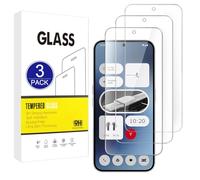 X-Dision Protector de Pantalla Compatible con Nothing Phone 2A Plus,[3 Piezas] Película Protectora 2.5D[Dureza 9H,A prueba Roturas] Vidrio Templado para Nothing Phone 2A Plus