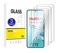 X-Dision Protector de Pantalla Compatible con ZTE Nubia Focus 2 Ultra,[3 Piezas] Película Protectora 2.5D[Dureza 9H,A prueba Roturas] Vidrio Templado para ZTE Nubia Focus 2 Ultra