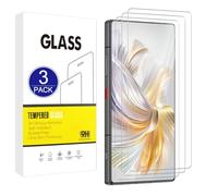 X-Dision Protector de Pantalla Compatible con ZTE Nubia Z70 Ultra,[3 Piezas] Película Protectora 2.5D[Dureza 9H,A prueba Roturas] Vidrio Templado para ZTE Nubia Z70 Ultra