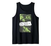 X-Files Front and Back Truth is out There Alien 90's TV Show Camiseta sin Mangas