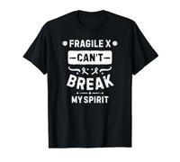 X frágil no Puede Romper mi espíritu Camiseta gráfica económica, Hombre, Negro, M