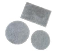 X-Institute 3 Uds. Alfombra De Suelo para Casa Muñecas En Miniatura Alfombra Felpa Accesorio Creativo Juegos Simulación Modelo Artesanal Niños Proyecto Decoración Accesorios Casa