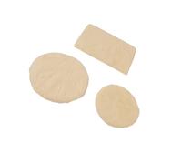 X-Institute 3 Uds. Alfombra De Suelo para Casa Muñecas En Miniatura Alfombra Felpa Accesorio Creativo Juegos Simulación Modelo Artesanal Niños Proyecto Decoración Accesorios Casa