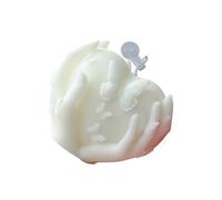 X-Institute Ceras de soja decorativas para meditaciones, alivio del estrés, decoración de mesa, accesorios de fotos, con forma de corazón, perfumado en forma de corazón