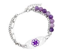 X-Institute Elegante Pulsera De Acero Inoxidable con Doble Hilo Y Grabado Personalización Pulsera De Tamaño Ajustable Pulsera De Esmalte