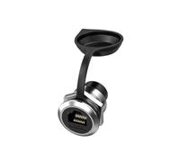 X-Institute Par De Acopladores Montaje En Panel USB3.0 Carcasa Compacta Zinc Instalación Sin Herramientas para Placas Y Accesorios 86 Mm Adaptadores Enchufes Pared USB