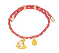 X-Institute Pulsera con Dije De Caballo Trenzado Regalo Atento para Cumpleaños Vacaciones Eventos Especiales Que Simbolizan Fortuna Pulsera De Caballo Tejida