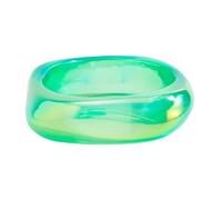 X-Institute Pulsera De Resina Geométrica Hecha a Mano con Coloridos Remolinos Nacarados Ligera Cómoda para Mujeres Fácil De Usar