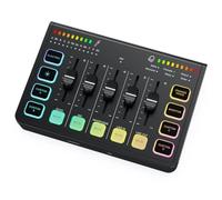 X-Institute Tarjeta De Sonido Portátil Múltiples Canales con Estándar Grado Estudio Observación Directa para Transmisión Podcasts Espectáculos En Salida Y Tarjeta Reproducción