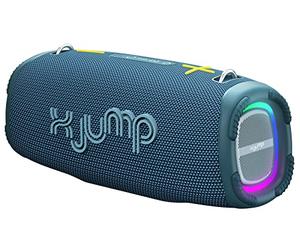 X Jump XJ 200 - Altavoz portátil Amplificado de 90 W, Alto Rendimiento, Bluetooth, función TWS, USB, AUX-IN, micrófono Incorporado, Altavoz Resistente al Agua IPX5, Azul
