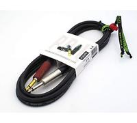 X-LEAD IC65PN030BK Serie PLATINUM, cable de instrumento para guitarra, bajo y teclados - Jack to Jack - Conectores NEUTRIK originales - (3 m, negro) - MADE IN ITALY by INCO