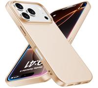 X-level Funda Compatible con iPhone 17 Pro MAX, Suave Gel Silicona Ultra Fina Carcasa Anti-Arañazos y Protección a Bordes Antigolpes TPU Slim Case para iPhone 17 Pro MAX- Oro