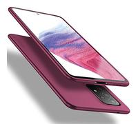 X-level Funda Compatible con Samsung Galaxy A53 5G, Carcasa Suave TPU Gel Silicona Ultra Fina Anti-Arañazos y Protección a Bordes Funda Phone Case para Samsung Galaxy A53 5G - Rojo Vino