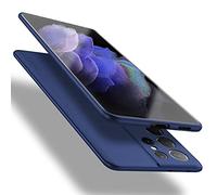 X-level Funda Compatible con Samsung Galaxy S21 Ultra, Carcasa Suave TPU Gel Silicona Ultra Fina Anti-Arañazos y Protección a Bordes Funda Phone Case para Samsung Galaxy S21 Ultra - Azul Marino