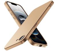 X-level Funda para iPhone 16e, Suave TPU Gel Silicona Ultra Fina Anti-Arañazos y Protección a Bordes Carcasa Phone Case para iPhone 16e, Oro
