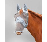 X-Line Máscara Antimoscas PREMIUM con Protección para Orejas y Nariz, Plata/Gris - X-Full X-Line