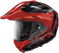 X-Lite X-552 Ultra Carbon Hillside N-Com Casco, negro/rojo, Talla XL (62)
