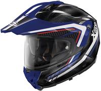 X-Lite X-552 Ultra Carbon Latitude N-Com Casco, negro/azul/blanco, Talla M (58)
