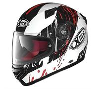 X-Lite X de 661 spox Casco Integral, Color Blanco de Negro de Color Rojo, tamaño M (57/58)
