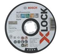 Bosch Professional - Disco de corte recto Expert X-LOCK Ø125 mm MultiMaterial 1 mm Negro