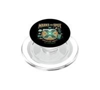X Marks The Spot Adventure Espera Tesoro Digital náutico PopSockets PopGrip para MagSafe