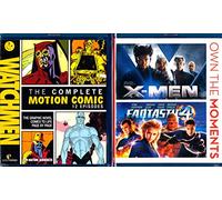 X-MEN , Fantastic 4 , Watchmen Complete Motion Comic Series : Superheroes Triple Blu-ray