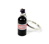 X-Parts Nos Gas Keyring Sonriente Turbo Boost Black Bottle Nitro New Tuning Turbo
