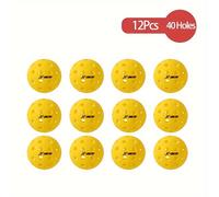 X- piezas de pelotas de pickleball, 40/26 agujeros, para pickleball de exterior e interior, ideal para jugadores de los niveles