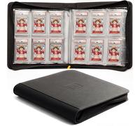 X PRO - Carpeta de tarjetas graduadas - Capacidad para 60 losas graduadas, adecuada para losas PSA y CGC | Diseño de carpeta de losas de 6 bolsillos | Carpeta de losas PSA sin anillo | Estuche para